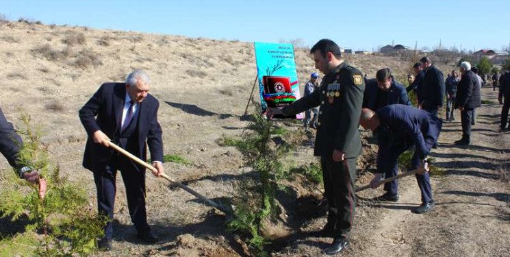 Tovuzda “Konstitusiya və Suverenlik ili” çərçivəsində ağacəkmə aksiyası keçirilib